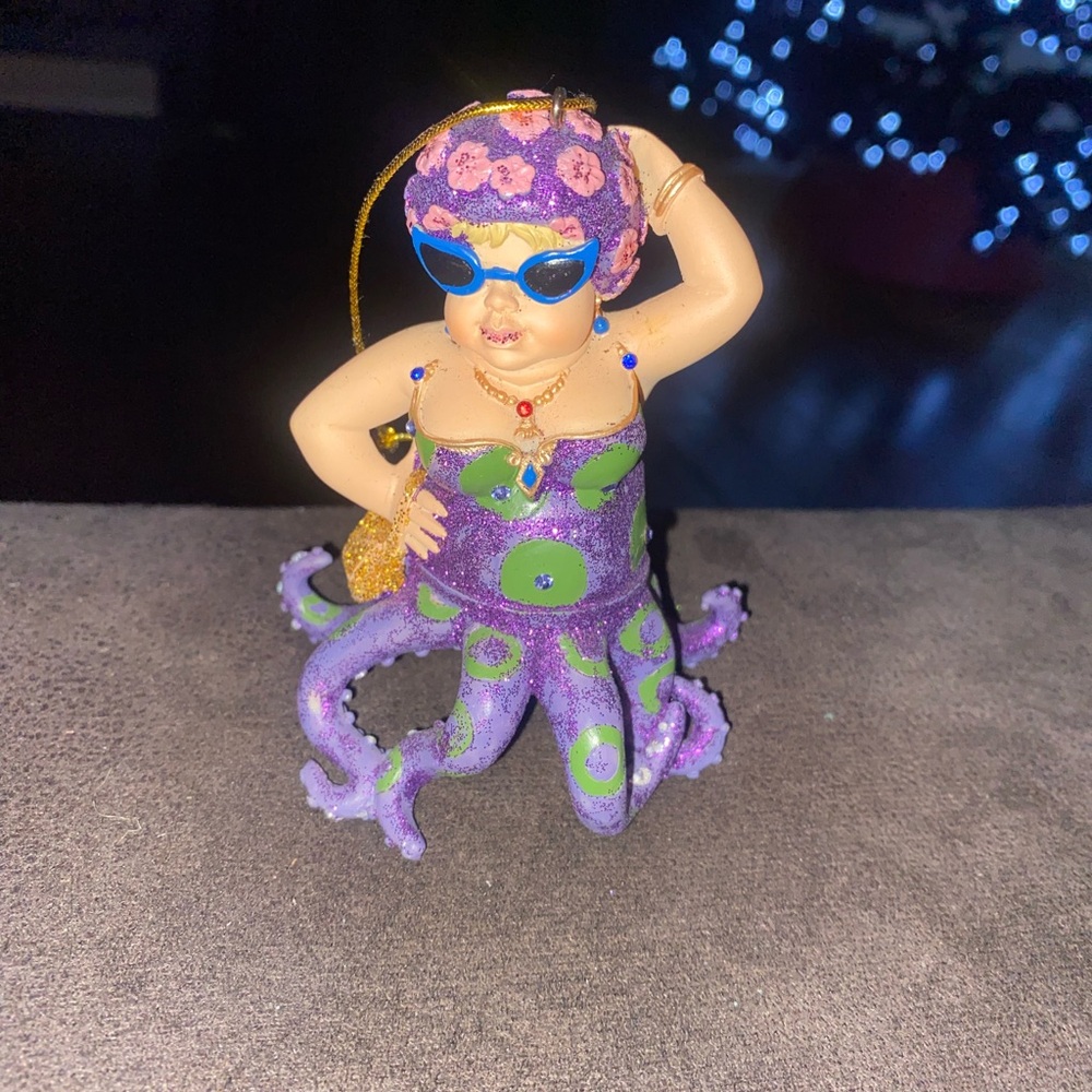 December Diamonds Octopus Ornament